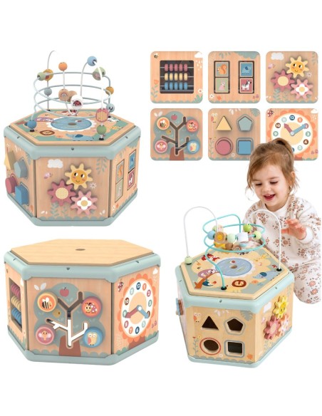 TOOKY TOY Holz-Mathematikspiel: Zahlen lernen an den Fingern