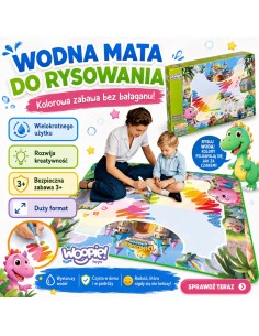 Vandens piešimo kilimėlis dinozaurams Woopie - magiškas ir be netvarkos 2