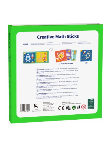 Legespiel Logikspiel Rätsel Magnetbausteine 49-tlg. WOOPIE – Bildung & Spaß