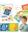 Puzzle Logic Game Puzzle Blocks 49 pieces WOOPIE - Education and Fun