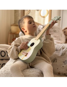 Medinė ukulelė vaikams CLASSIC WORLD mėlyna 2