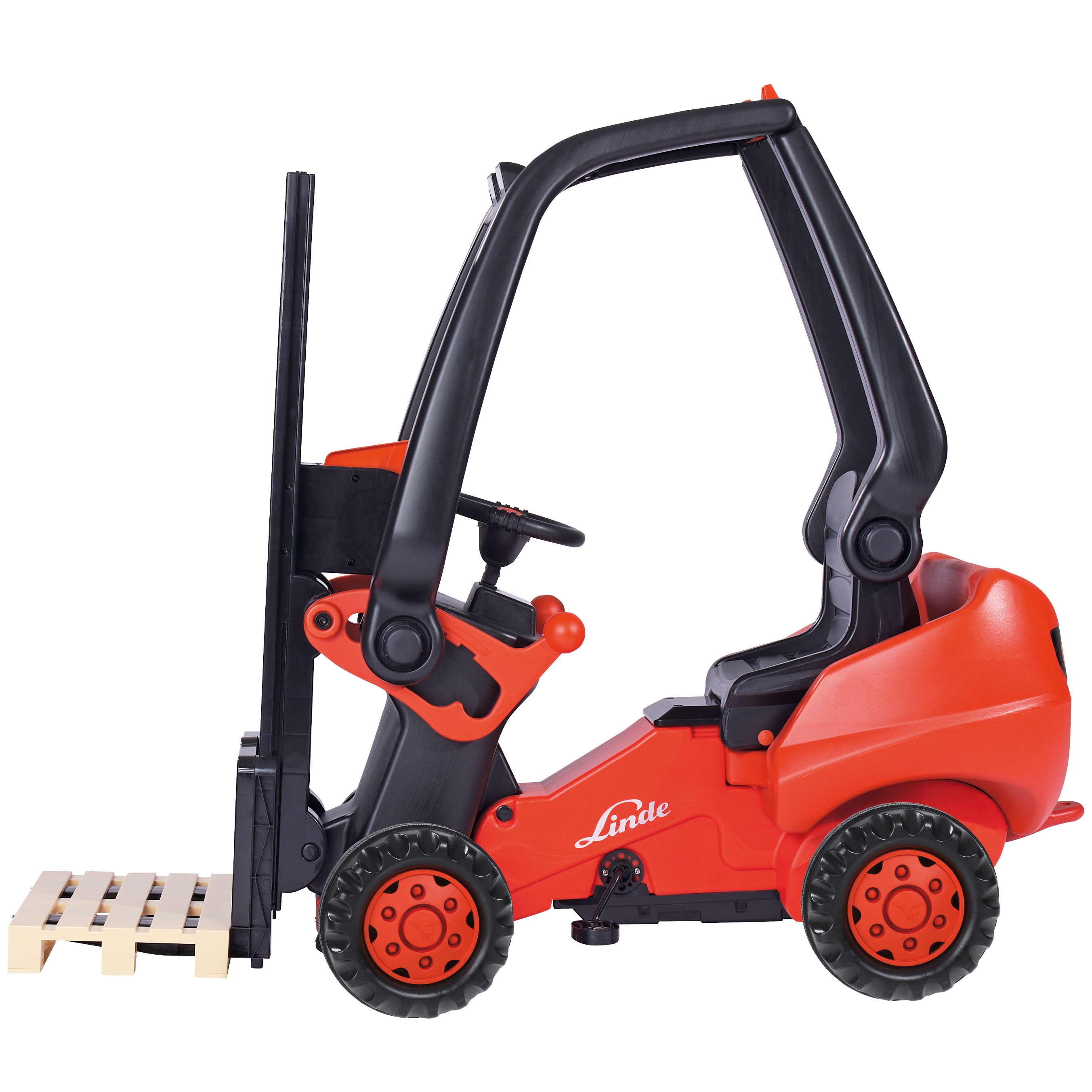 Wózek widłowy na pedały linde forklift