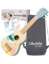 Medinė ukulelė vaikams CLASSIC WORLD mėlyna