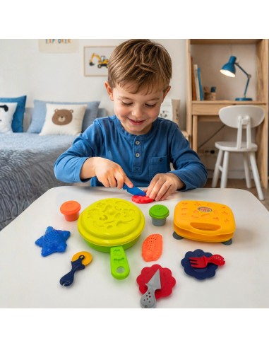 WOOPIE Knete Set Küche Waffelautomat 39-tlg.
