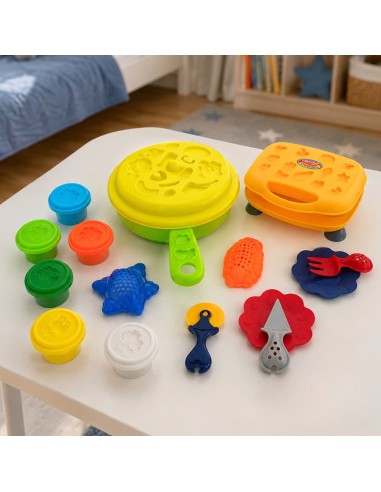 WOOPIE Knete Set Küche Waffelautomat 39-tlg.