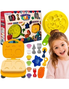 WOOPIE Knete Set Küche Waffelautomat 39-tlg.