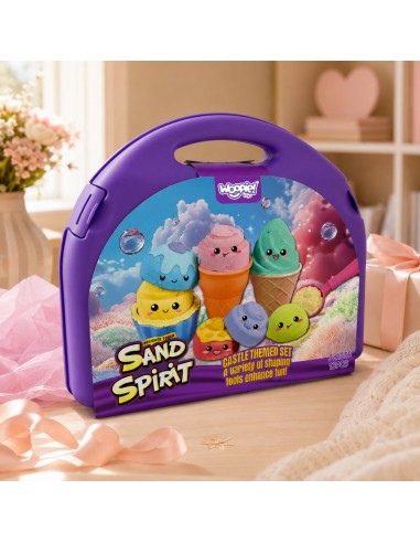 SAND FAIRY Kinetinio smėlio rinkinys Ledainė - Kūrybinis žaislas