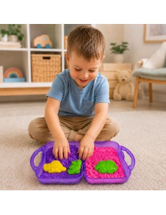 SAND FAIRY Dinosaurs Kinetic Sand Set - Creative Toy 2