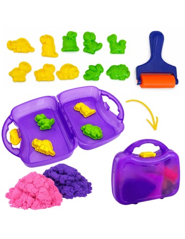 SAND FAIRY Dinosaurs Kinetic Sand Set - Creative Toy