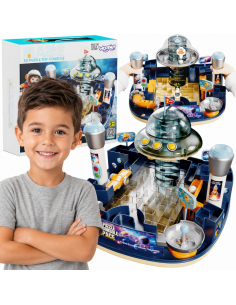 WOOPIE Puzzle 3D Kosminis labirintas įgūdžių lavinimo žaidimas Maze