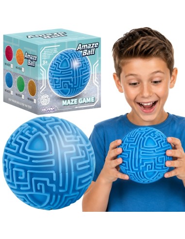 WOOPIE Amaze Ball Labirinto kamuolys 3D miklumo logikos žaidimas 10 cm