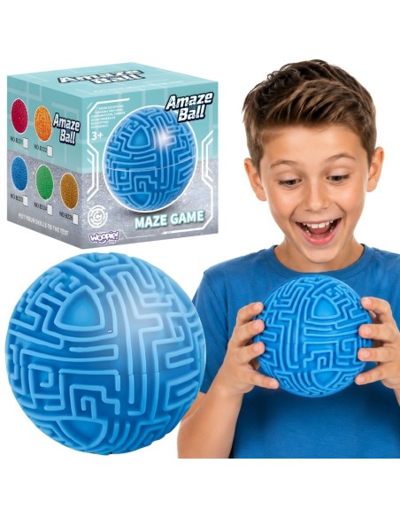 WOOPIE Amaze Ball Labirinto kamuolys 3D miklumo logikos žaidimas 10 cm