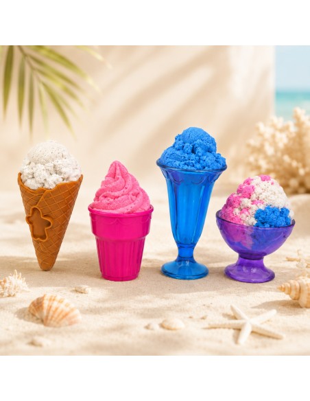 SAND FAIRY kinetinio smėlio rinkinys desertams – kūrybinis žaislas