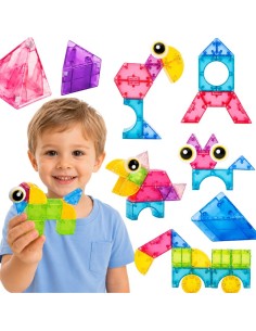 WOOPIE Magnetinės kaladėlės M Block 21 el. – Kūrybingi žaidimai
