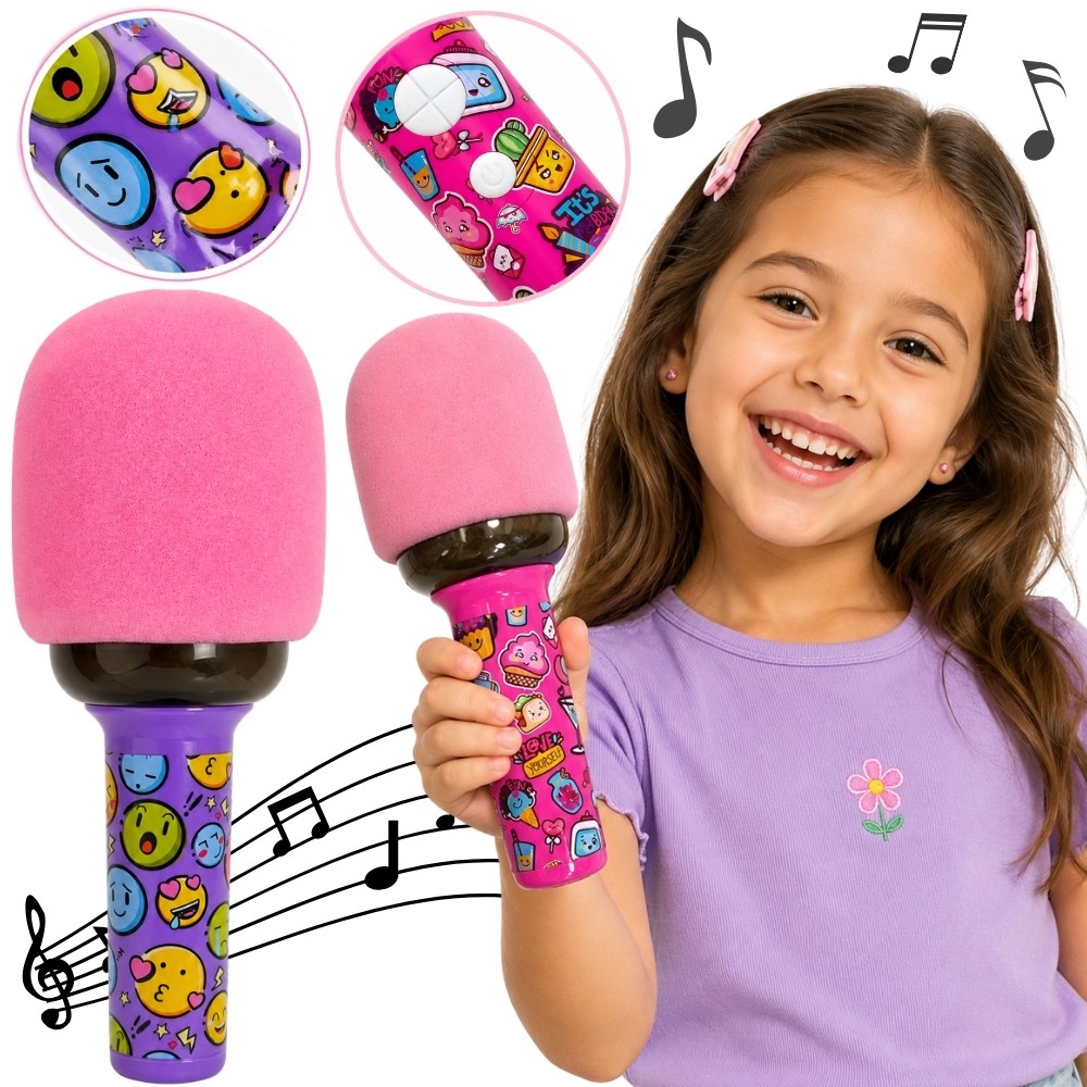 WOOPIE Wireless Karaoke Microphone with Speaker Pink