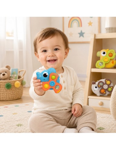 Woopie Baby Spinner Sensorisch mit Saugnapf 3-tlg.