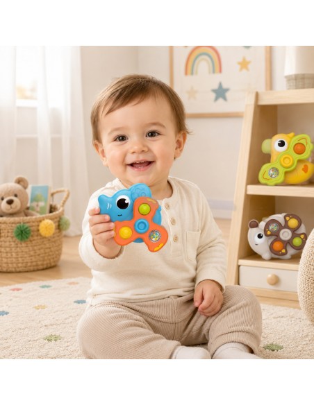 Woopie Baby Spinner Sensorisch mit Saugnapf 3-tlg.