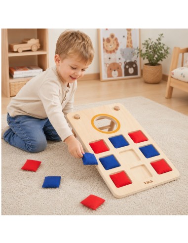 Viga 2-in-1 Skill Game: Tic-Tac-Toe and Cornhole – Super Toy!