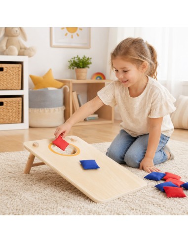 Viga 2-in-1 Skill Game: Tic-Tac-Toe and Cornhole – Super Toy!