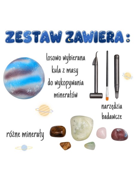 WOOPIE eksperimentinis rinkinys – Mineralų kasykla Urano planeta