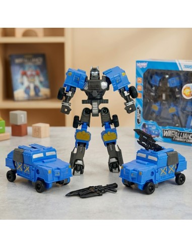 WOOPIE robotas 2 in 1 kovinė transporto priemonė – žaislas mažiems herojams