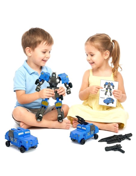 WOOPIE Robot 2in1 Combat Vehicle - Toy for Little Heroes