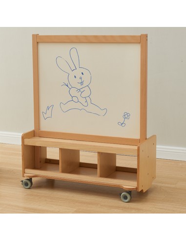 Double-sided Chalk and Magnetic Board MASTERKIDZ 60 cm