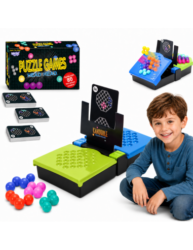 WOOPIE IQ Logikspiel „Head to Head“ – Gehirntraining 60+ Muster