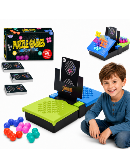 WOOPIE IQ Logikspiel „Head to Head“ – Gehirntraining 60+ Muster