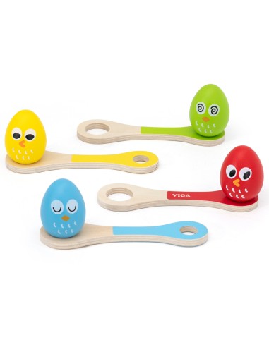 VIGA Egg on a Spoon Run for Children - Fun Competition
