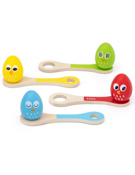 VIGA Egg on a Spoon Run for Children - Fun Competition
