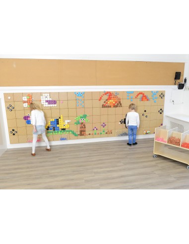MASTERKIDZ Zestaw Kołeczków 64szt Figury Geometryczne STEM