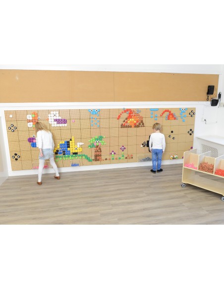MASTERKIDZ Zestaw Kołeczków 64szt Figury Geometryczne STEM