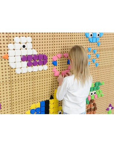 MASTERKIDZ Zestaw Kołeczków 64szt Figury Geometryczne STEM