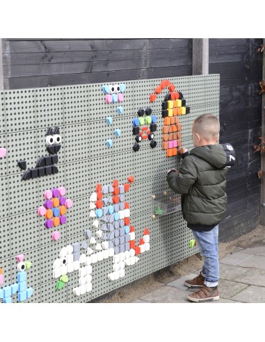 MASTERKIDZ Zestaw Kołeczków 64szt Figury Geometryczne STEM