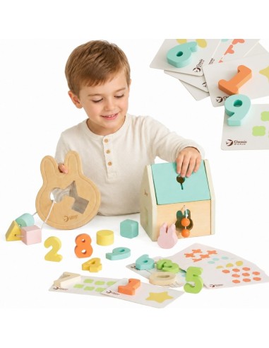 Pastell-Set für Babys CLASSIC WORLD – Erste Spielzeuge 12–18 Monate