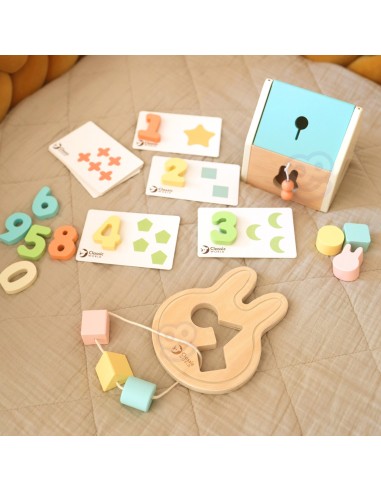 Pastell-Set für Babys CLASSIC WORLD – Erste Spielzeuge 12–18 Monate
