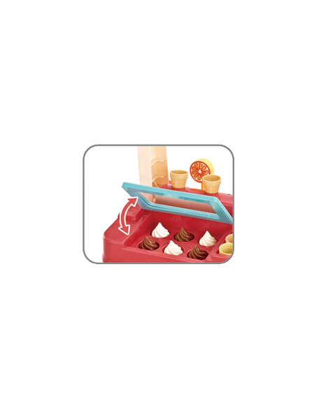 Supermarket Ice Cream Store 55 pcs. WOOPIE - Playing Shop