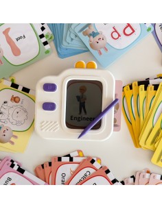 WOOPIE Graphic Tablet, Sketchpad, Learning English, Reader, 120 Cards 2
