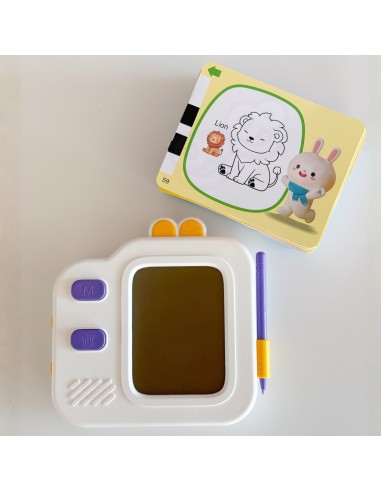 WOOPIE Graphic Tablet, Sketchpad, Learning English, Reader, 120 Cards