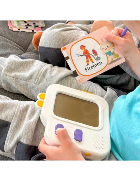 WOOPIE Graphic Tablet, Sketchpad, Learning English, Reader, 120 Cards