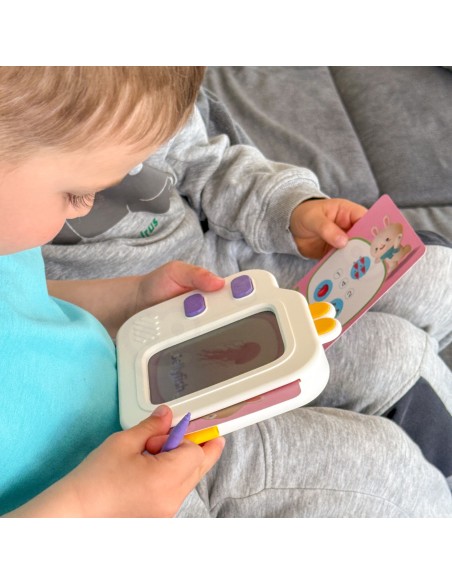 WOOPIE Tablet Graficzny Znikopis Nauka Angielskiego Czytnik 120 Kart
