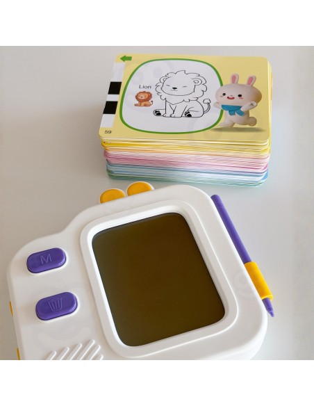 WOOPIE Tablet Graficzny Znikopis Nauka Angielskiego Czytnik 120 Kart