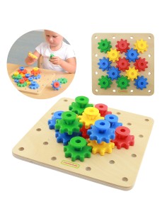 MASTERKIDZ Zahnräder – Baue deinen eigenen Mechanismus (Montessori)