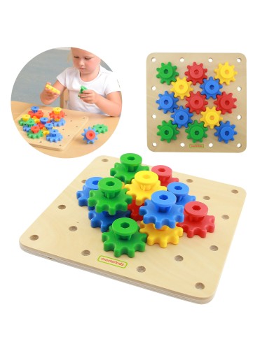 MASTERKIDZ Zahnräder – Baue deinen eigenen Mechanismus (Montessori)