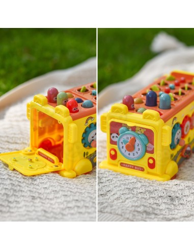 Interactive Montessori Bus 6 in 1 - Toy for Children +18m