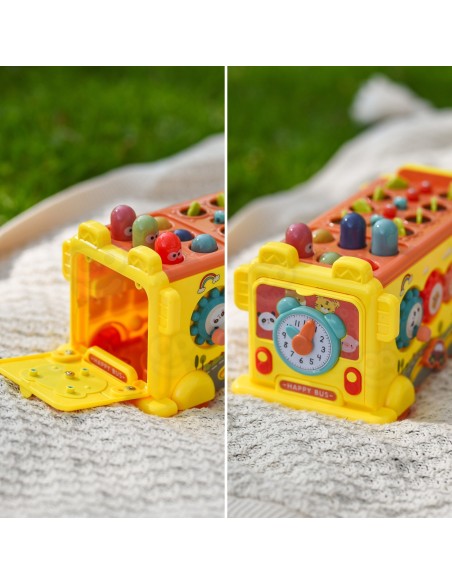 Interactive Montessori Bus 6 in 1 - Toy for Children +18m