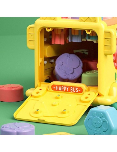 Interactive Montessori Bus 6 in 1 - Toy for Children +18m