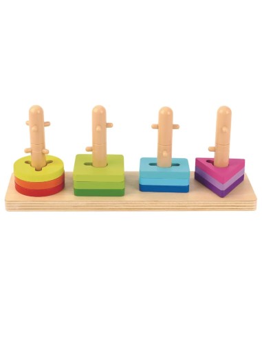 Holz-Formsortierer Montessori Tooky Toy – Entwicklung & Lernen durch Spielen
