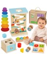 WOOPIE medinė Montessori Box 6in1 - edukacinis rinkinys mažyliui